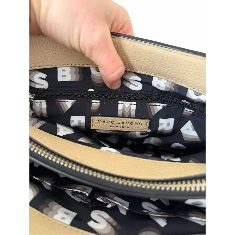Mark‎ Jacobs Satchel Bag Lock That Leather Cream